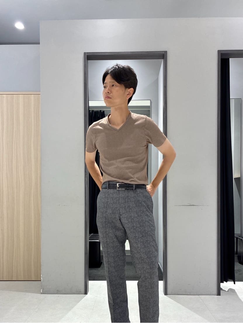 わいずみさんの「TAKEO KIKUCHI｜【GUNZE&times;TAKEO KIKUCHI】メンズインナー「ステルス(R)」」を使ったコーディネート
