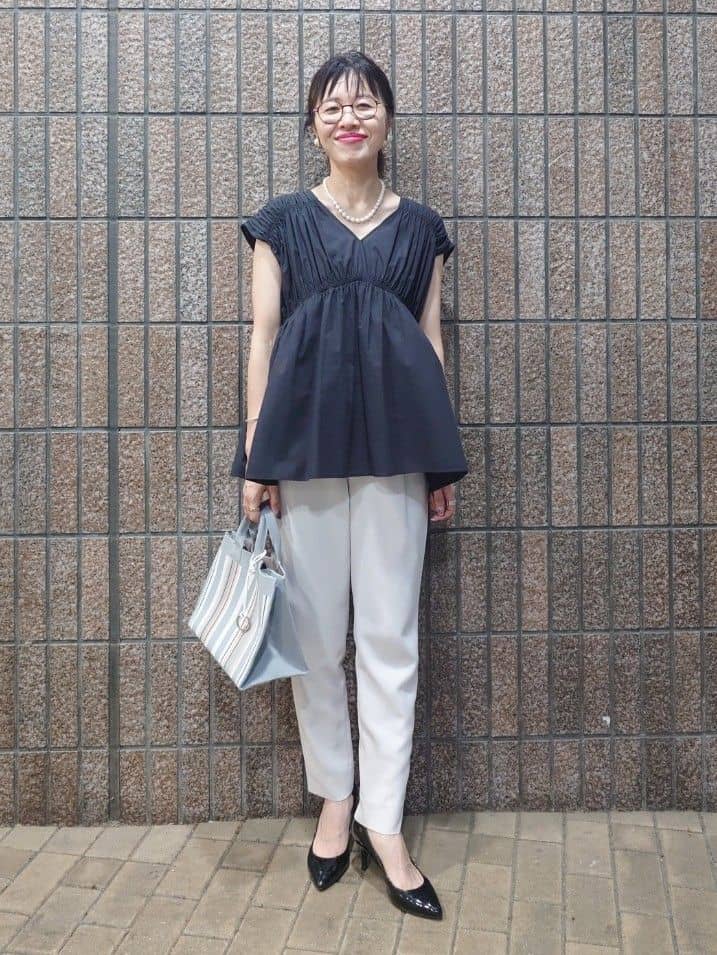 MUTSUKOさんの「UNTITLED｜【セレモニー】淡水パールショートネック」を使ったコーディネート