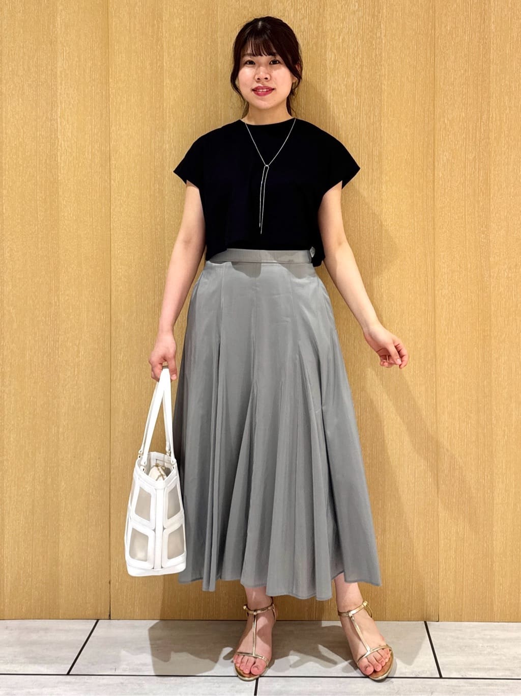 nanaさんの「UNTITLED｜【ステンレス】ショートラリエット」を使ったコーディネート