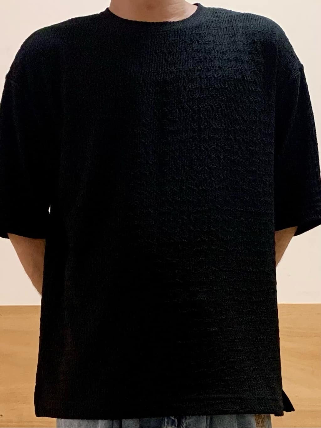MATUさんの「THE SHOP TK｜ツータックワイドデニムパンツ」を使ったコーディネート