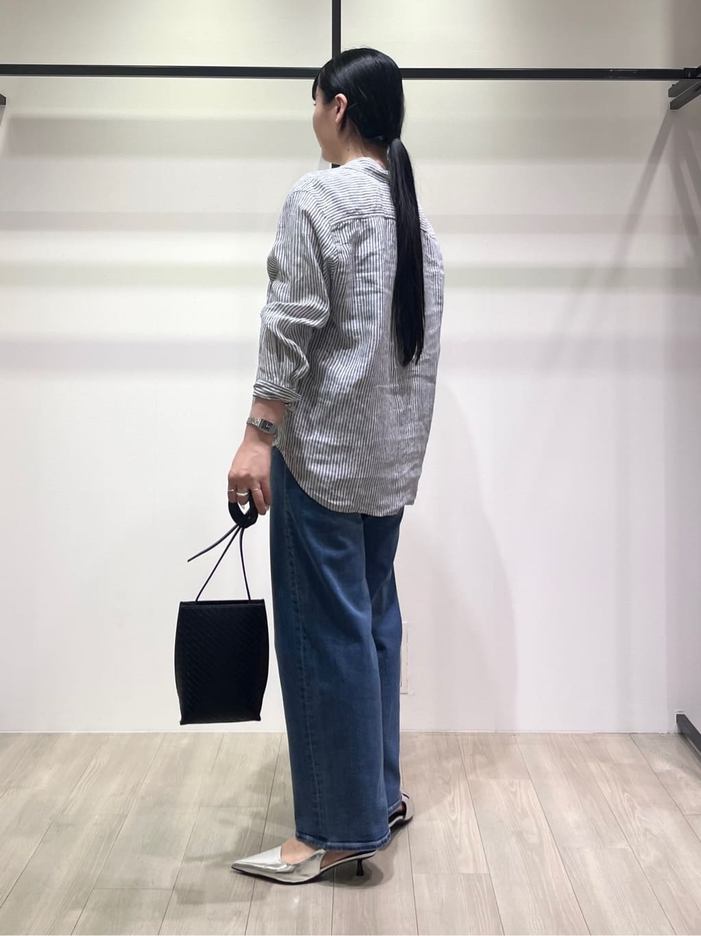 hasuさんの「INDIVI｜【洗える】ビスチェレイヤード風トップス」を使ったコーディネート