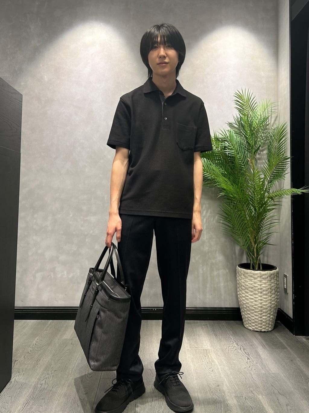 ruiさんの「TAKEO KIKUCHI｜【抗菌防臭／9色5サイズ展開】ハニカムメランジ ポロシャツ」を使ったコーディネート