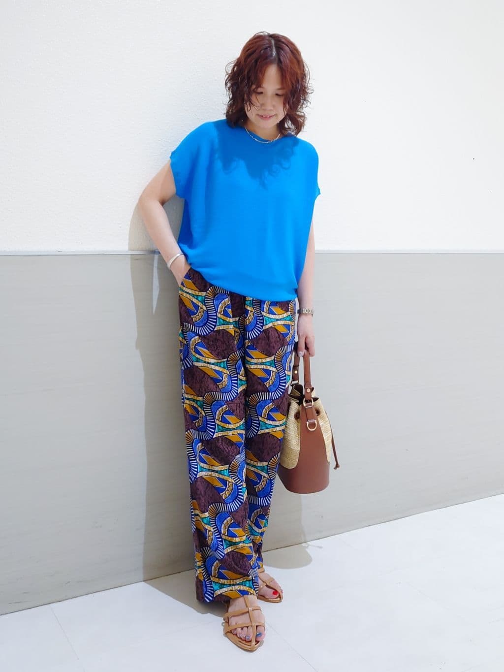 maruさんの「THE SHOP TK｜【6色展開】さらさらフレンチニット【毛玉になりにくい/洗濯機OK】」を使ったコーディネート