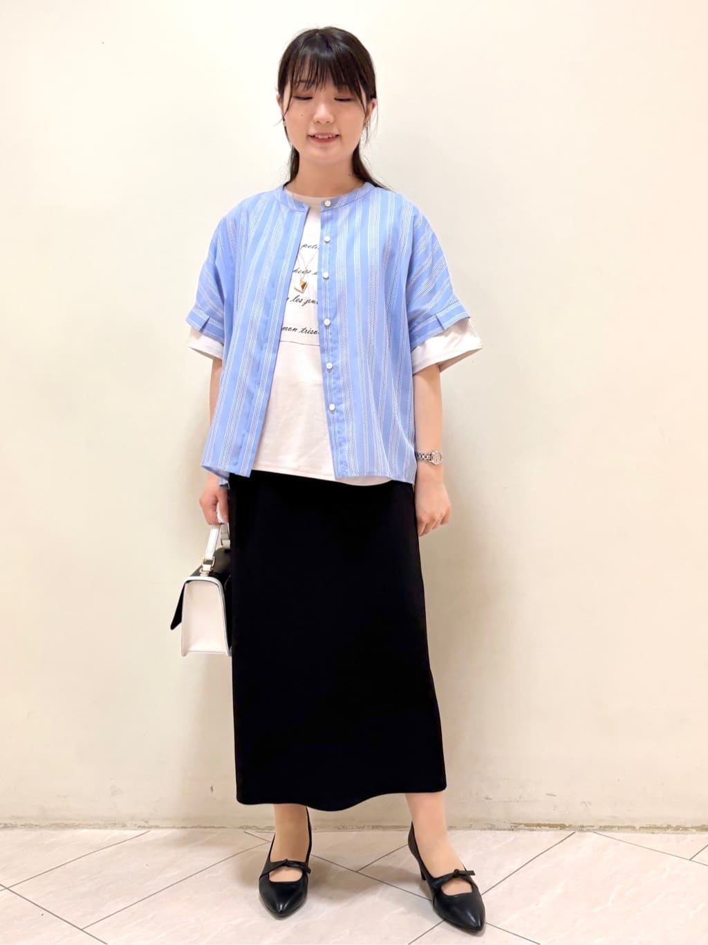 mikiさんの「Reflect｜【マシンウォッシュ可】ナロースカート」を使ったコーディネート