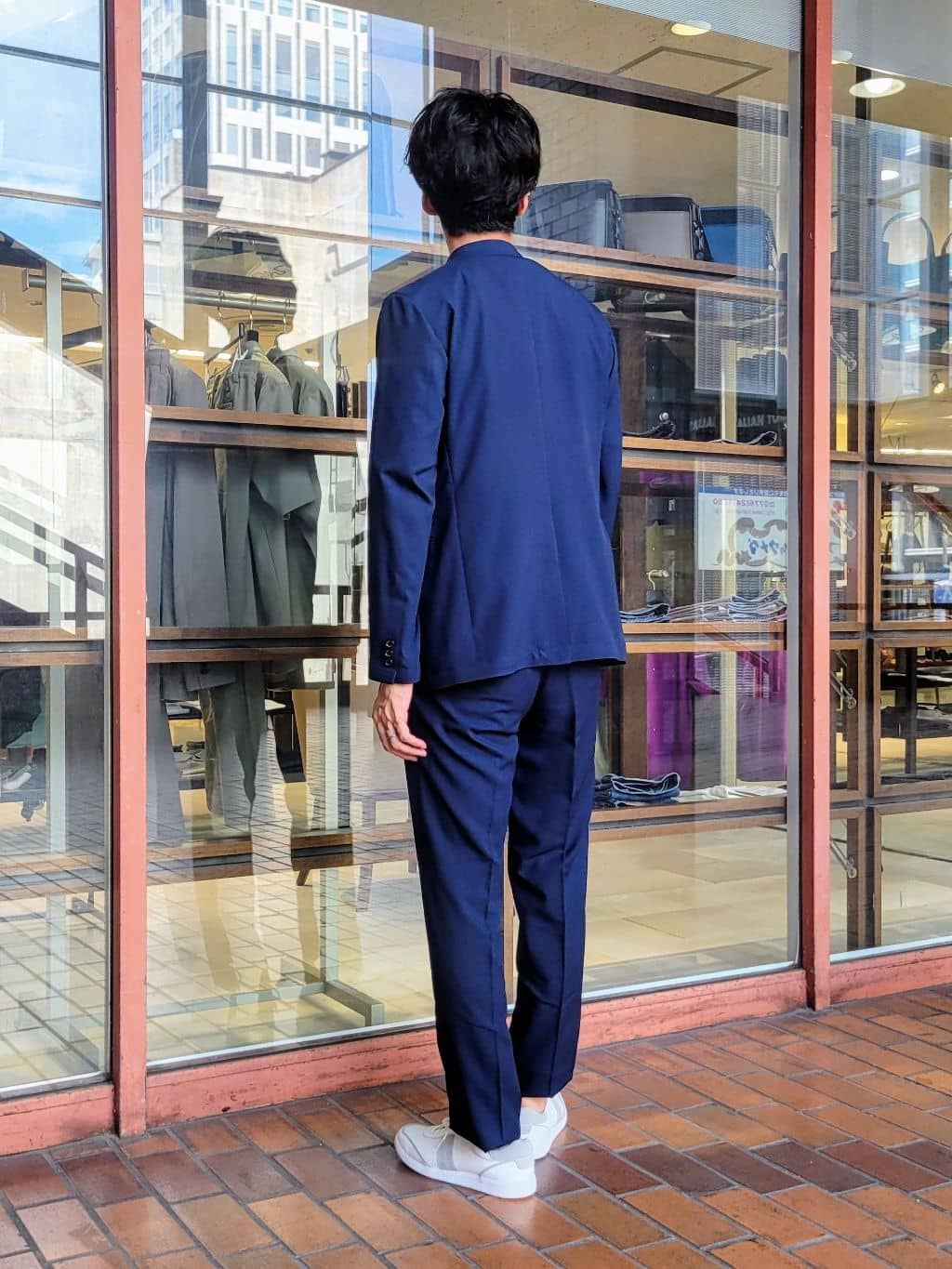 piroyaさんの「TAKEO KIKUCHI｜【COOL CITY WEAR】アーバンクール ジャケット /接触冷感・吸水速乾」を使ったコーディネート