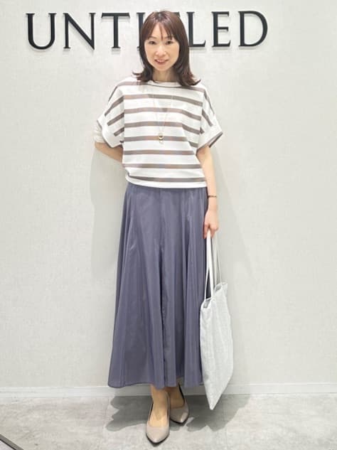 Miwaさんの「UNTITLED｜ライトダブルリングネックレス」を使ったコーディネート
