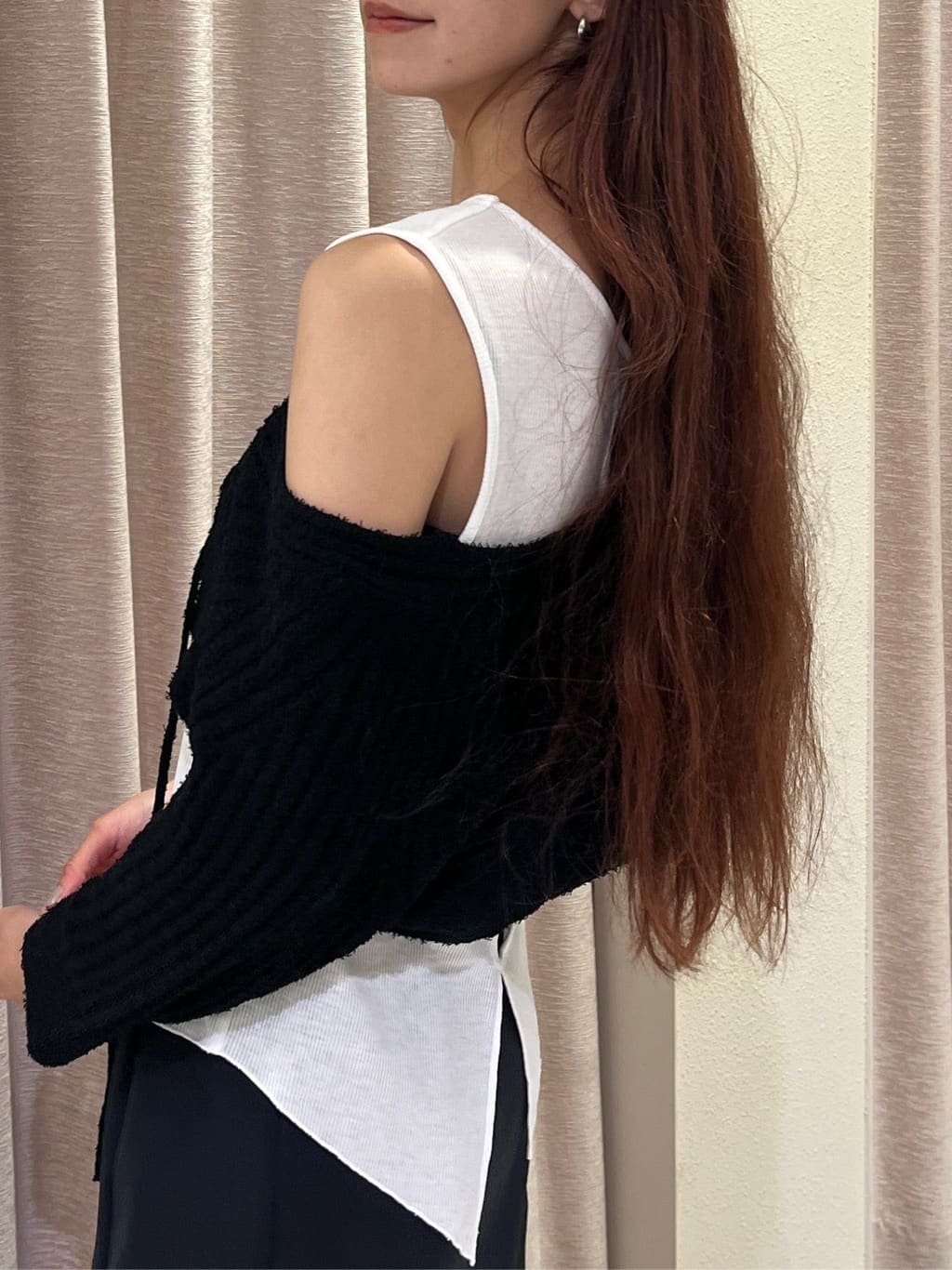 Rielさんの「CODE A｜slit jersey skirt」を使ったコーディネート