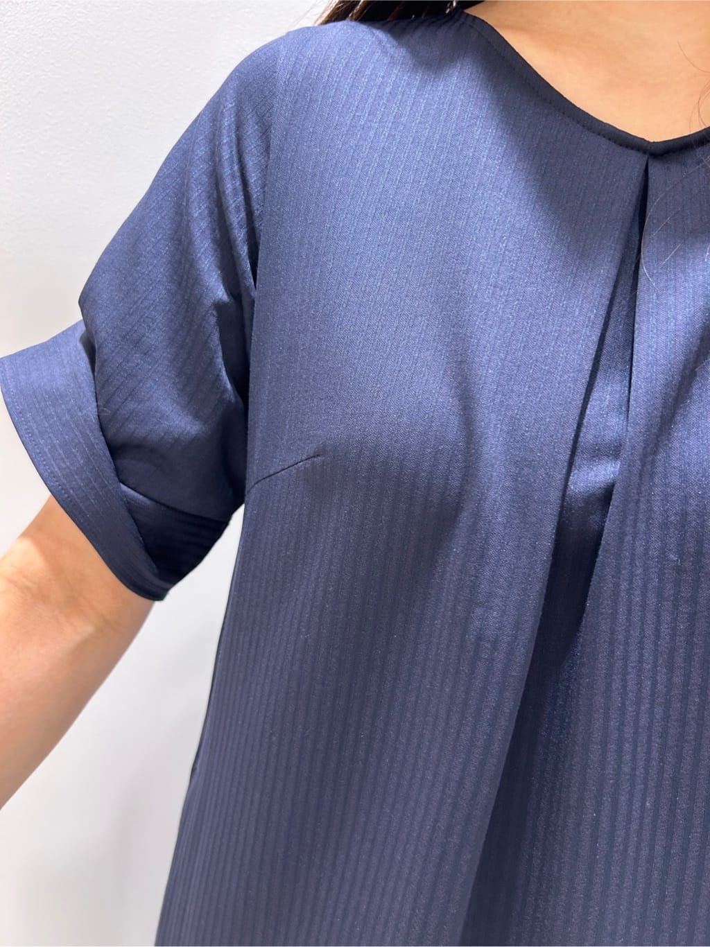 ももさんの「COUP DE CHANCE｜【手洗い可／日本製】リラクシーワンピース」を使ったコーディネート