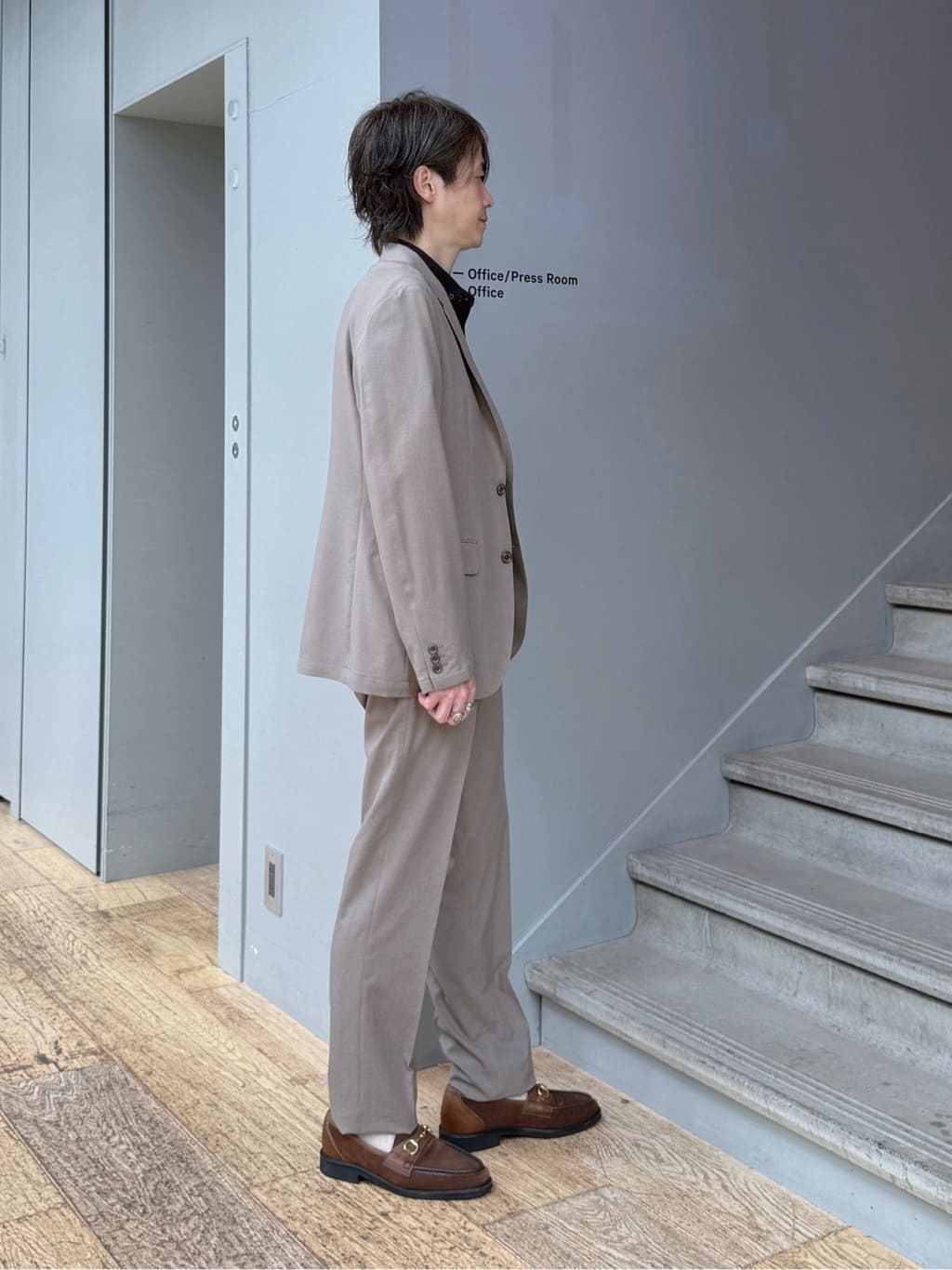 Shintaroさんの「TAKEO KIKUCHI｜【COOL CITY WEAR】アーバンクール ジャケット /接触冷感・吸水速乾」を使ったコーディネート