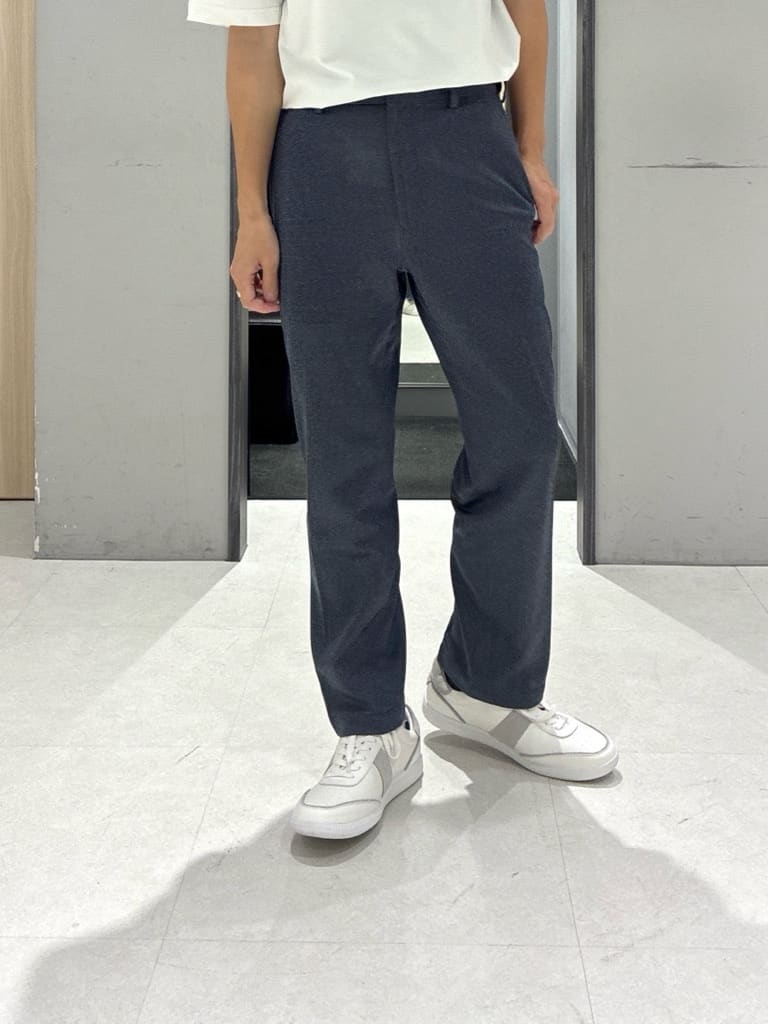 わいずみさんの「TAKEO KIKUCHI｜【抗菌防臭／5サイズ展開】ハイゲージポンチ Tシャツ」を使ったコーディネート