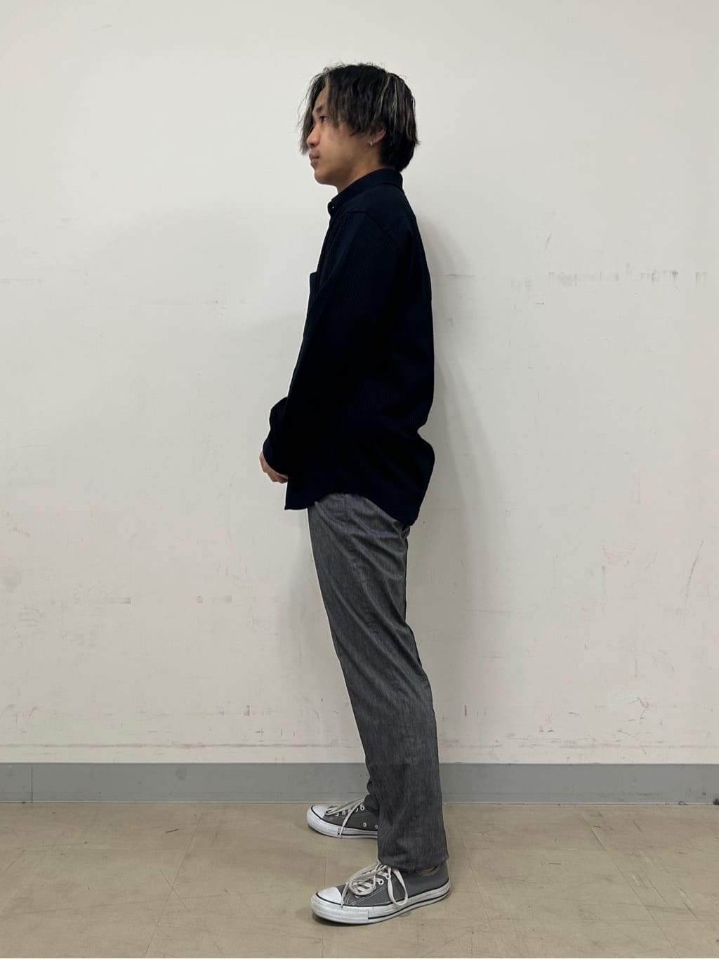 Hiroさんの「TAKEO KIKUCHI｜【抗菌防臭/シーズンレス】シアサッカー ジャージシャツ」を使ったコーディネート