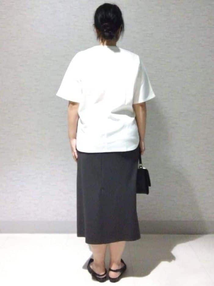 sakoさんの「Reflect｜【マシンウォッシュ可】ナロースカート」を使ったコーディネート