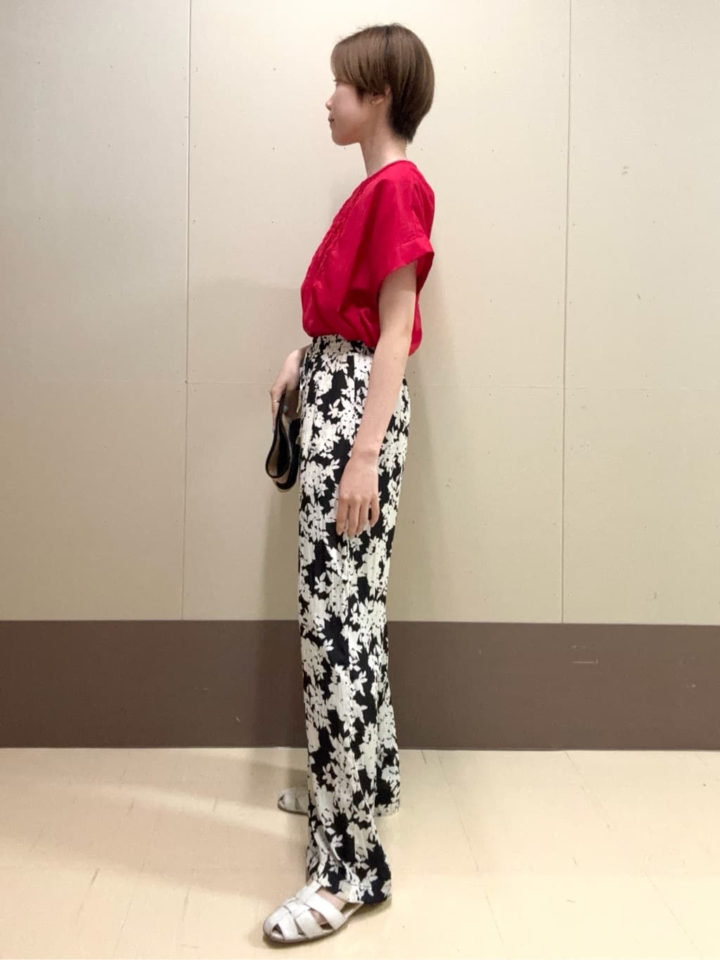 mioさんの「UNTITLED｜【接触冷感】ドレープリボンHAT」を使ったコーディネート