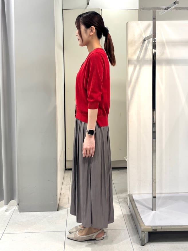yuiさんの「Reflect｜【ウエストゴム仕様／長く着られる◎】スカーチョパンツ」を使ったコーディネート