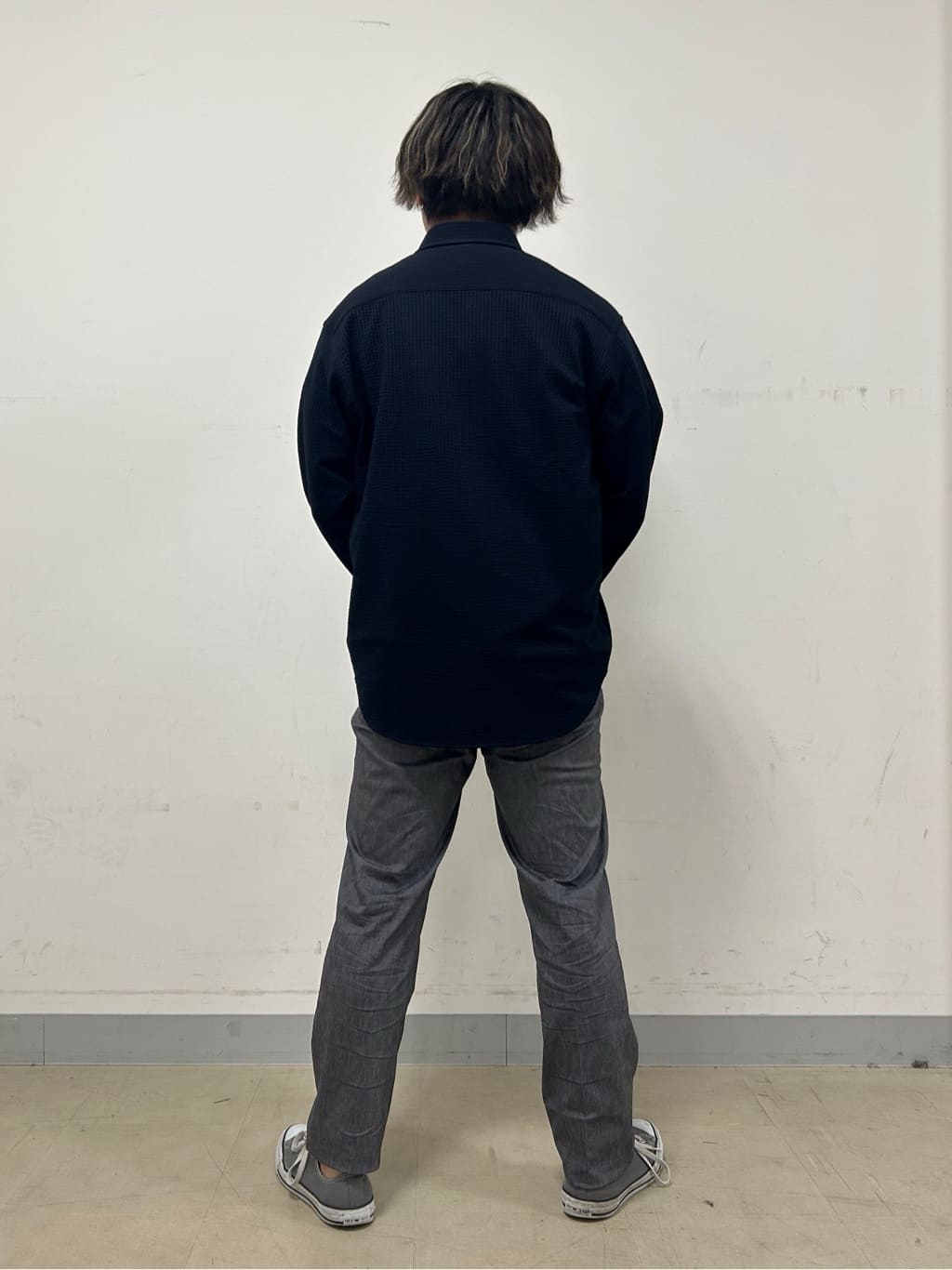 Hiroさんの「TAKEO KIKUCHI｜【抗菌防臭/シーズンレス】シアサッカー ジャージシャツ」を使ったコーディネート