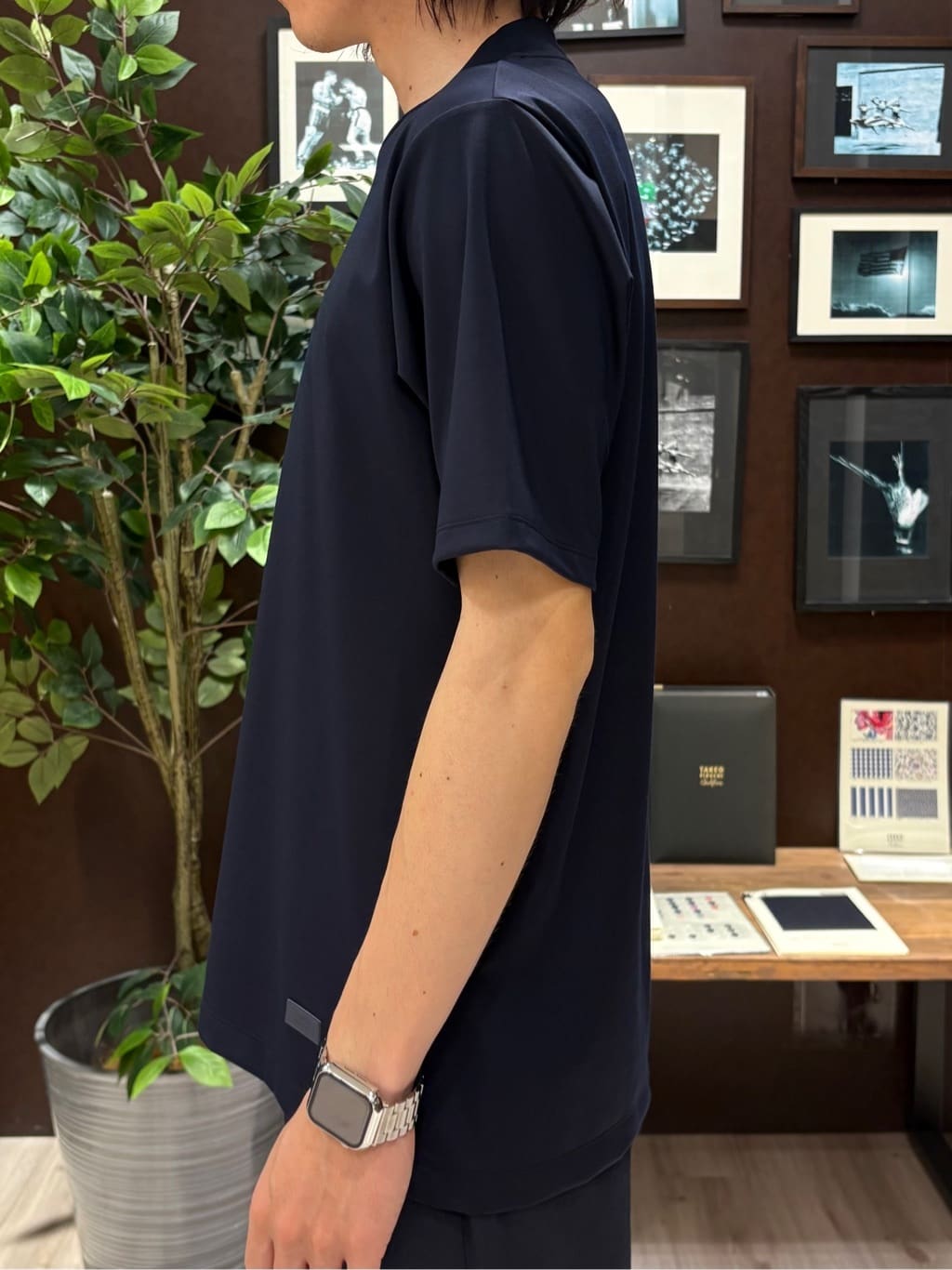 Kaiさんの「TAKEO KIKUCHI｜【COOL CITY WEAR】ストライプジャージ ボタンダウンシャツ /接触冷感」を使ったコーディネート
