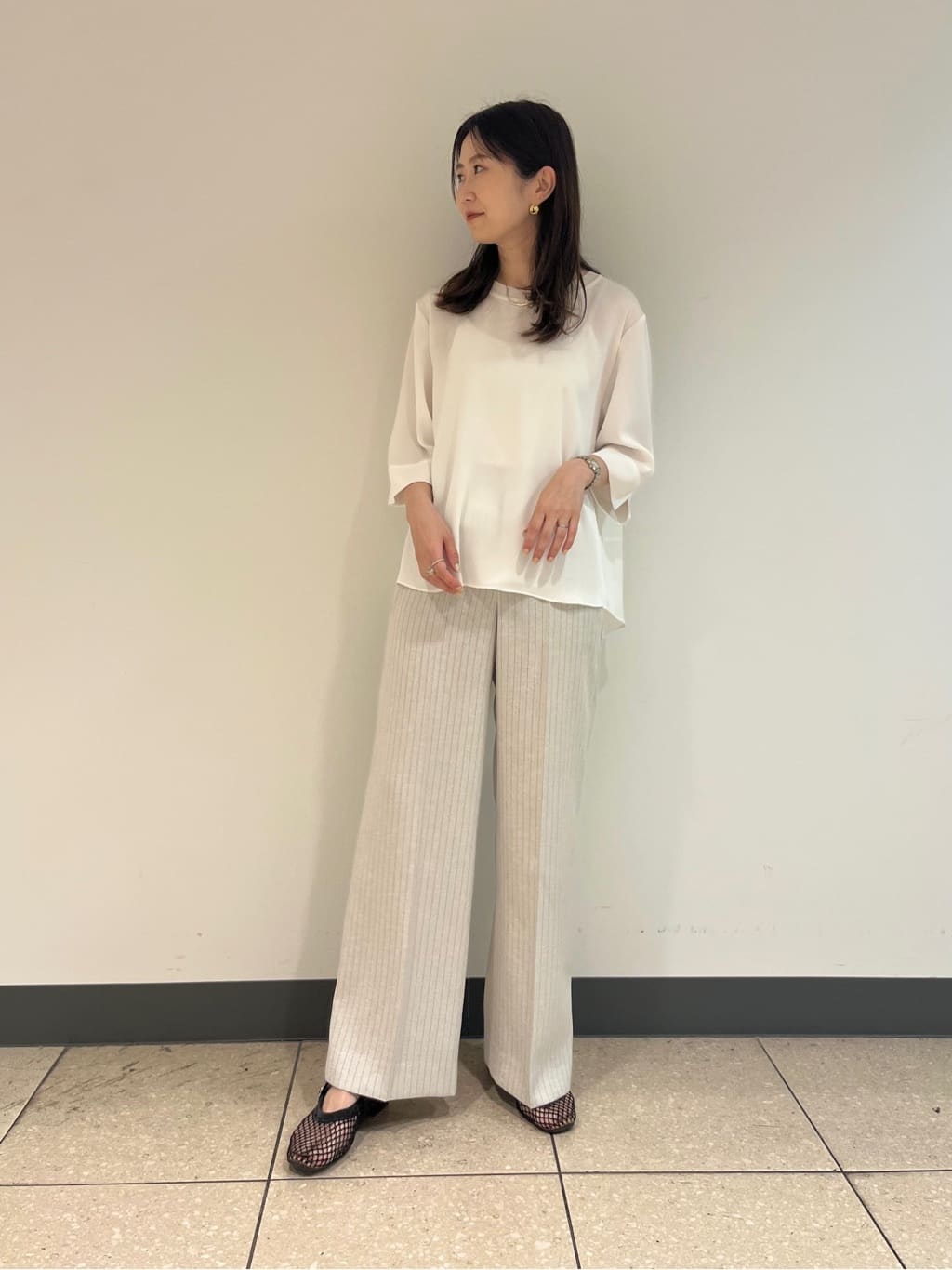 shokoさんの「INDIVI｜ラウンドショートネックレス」を使ったコーディネート