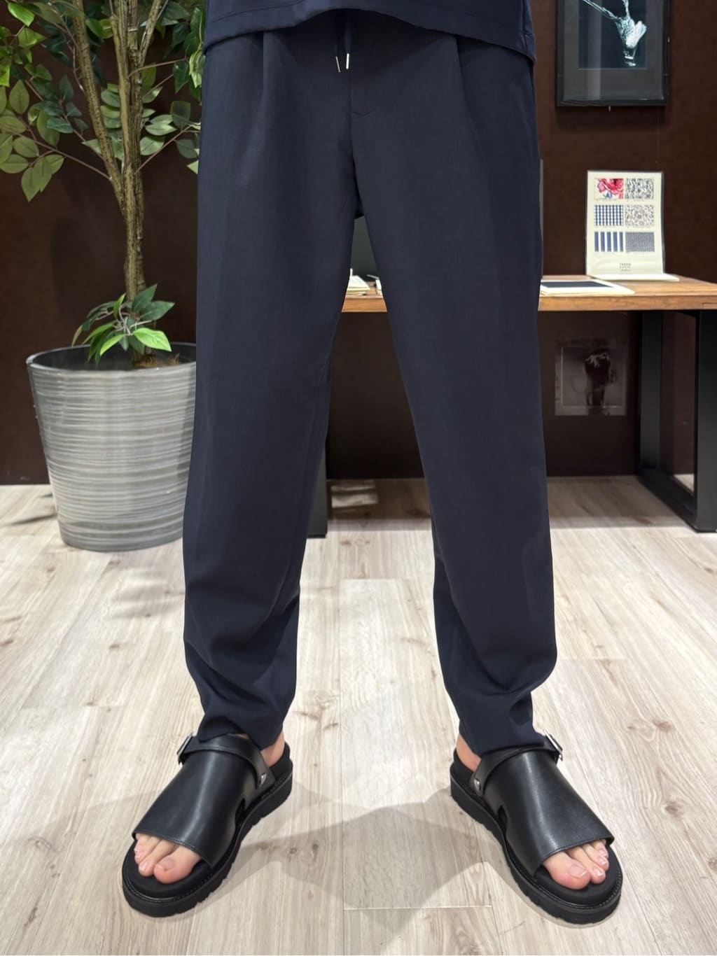 Kaiさんの「TAKEO KIKUCHI｜【COOL CITY WEAR】ストライプジャージ ボタンダウンシャツ /接触冷感」を使ったコーディネート