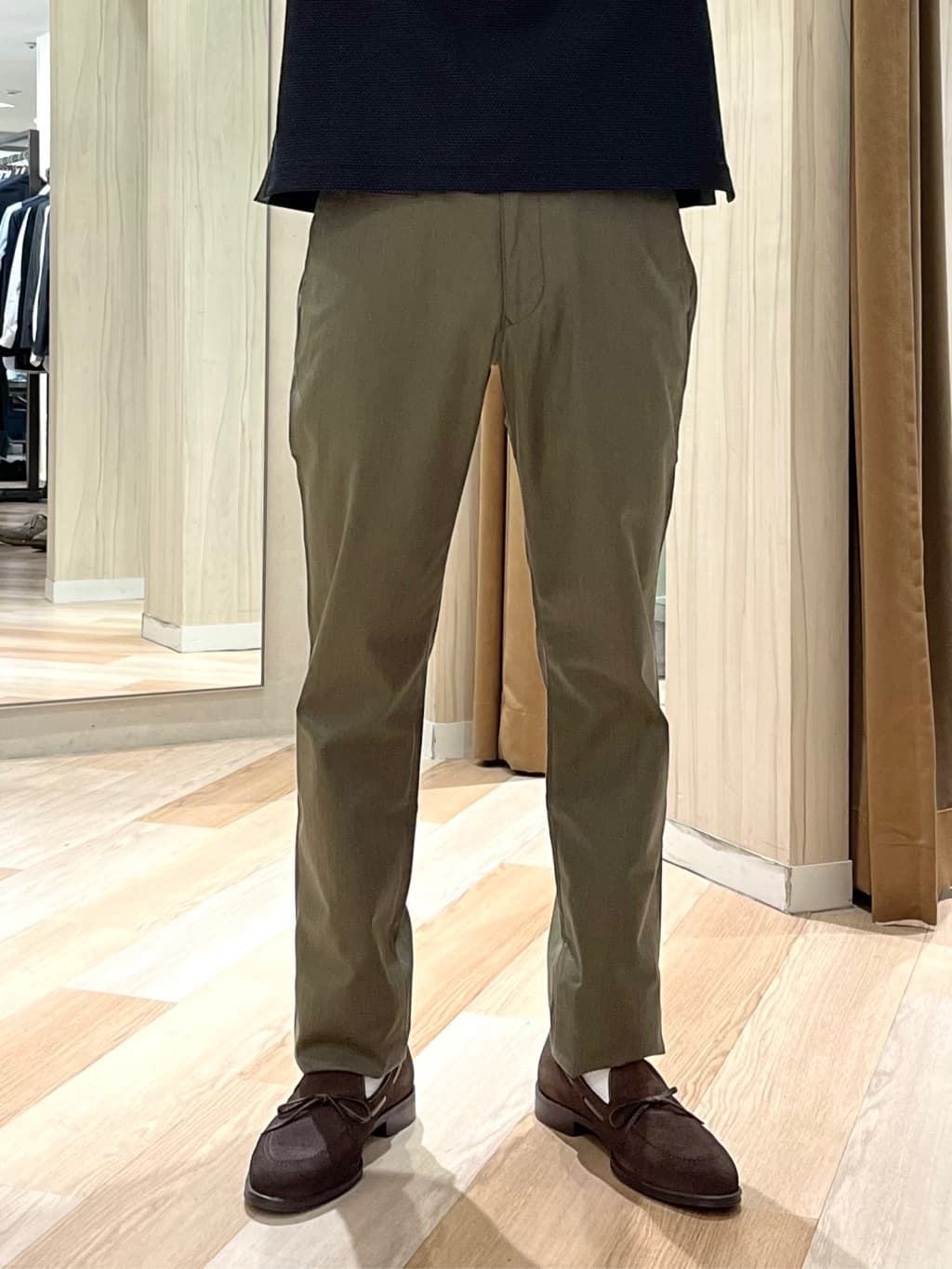URAさんの「TAKEO KIKUCHI｜【抗菌防臭／9色5サイズ展開】ハニカムメランジ ポロシャツ」を使ったコーディネート