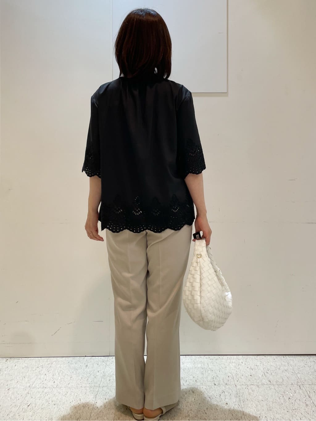 めいさんの「Reflect｜【マシンウォッシュ可】リネンライクフレアパンツ」を使ったコーディネート
