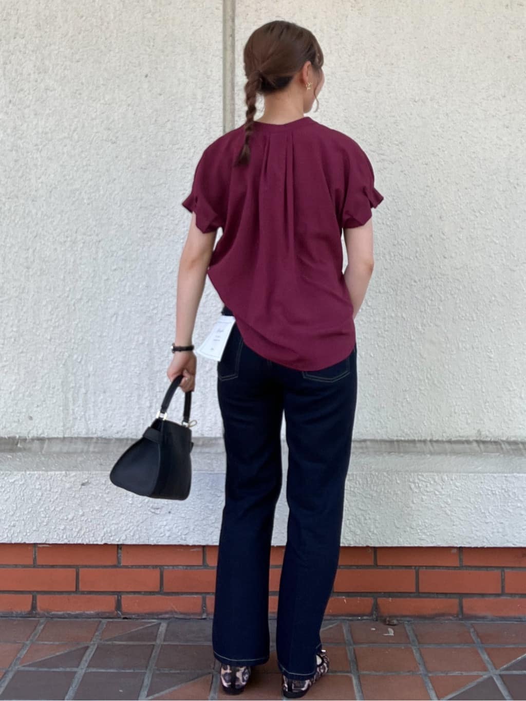 MAYUKIさんの「index｜《7色展開／XS-LLサイズ》タックスリーブスキッパーブラウス【洗濯機洗い可／吸水速乾／抗ピル／防シ」を使ったコーディネート