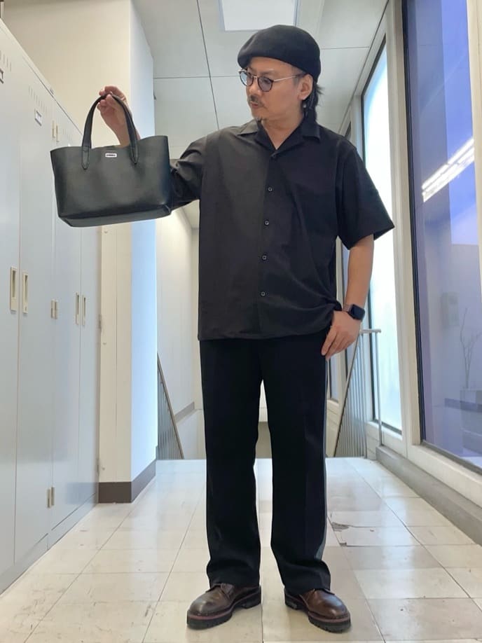 MAKOTO AIさんの「TAKEO KIKUCHI｜【COOL CITY WEAR】エアートール オープンカラーシャツ /接触冷感・通気性」を使ったコーディネート
