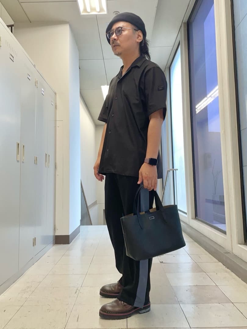 MAKOTO AIさんの「TAKEO KIKUCHI｜【COOL CITY WEAR】エアートール オープンカラーシャツ /接触冷感・通気性」を使ったコーディネート