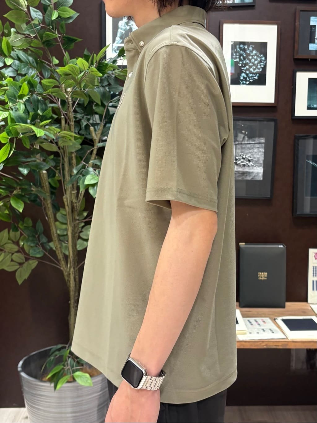 Kaiさんの「TAKEO KIKUCHI｜【COOL CITY WEAR】エアートール ポロシャツ /接触冷感・通気性」を使ったコーディネート