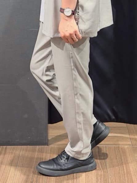 tomoyaさんの「THE SHOP TK｜パーフェクテックボーダー 半袖Tシャツ 吸水速乾／洗濯機OK」を使ったコーディネート