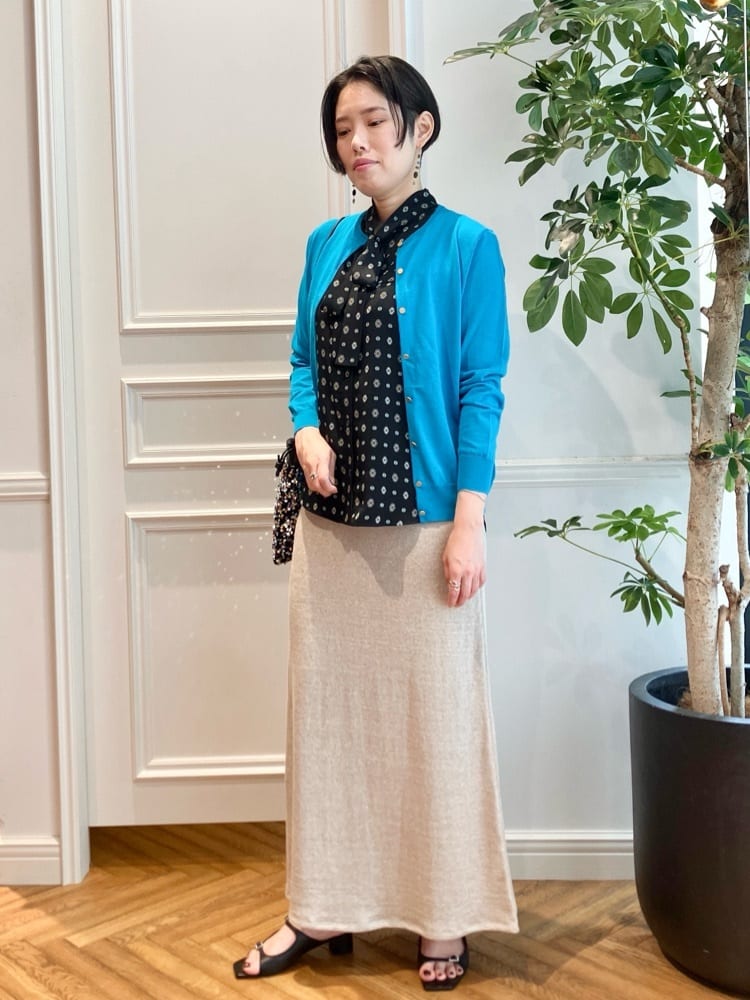konominさんの「DRESSTERIOR｜◆スパンコール2WAYポシェット」を使ったコーディネート