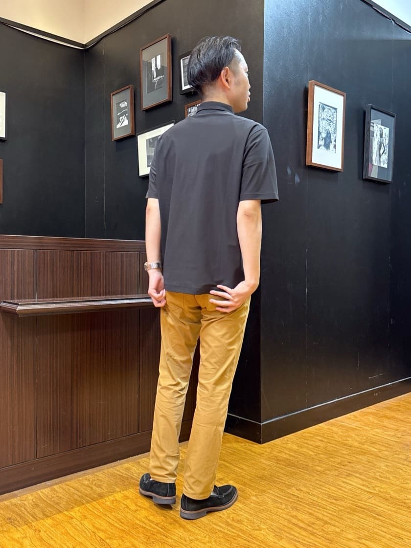 KEIさんの「TAKEO KIKUCHI｜【COOL CITY WEAR】エアートール ポロシャツ /接触冷感・通気性」を使ったコーディネート