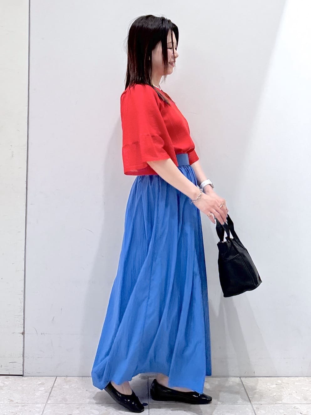 mameさんの「OPAQUE.CLIP｜【定番/6color】名品フラットバレエシューズ」を使ったコーディネート