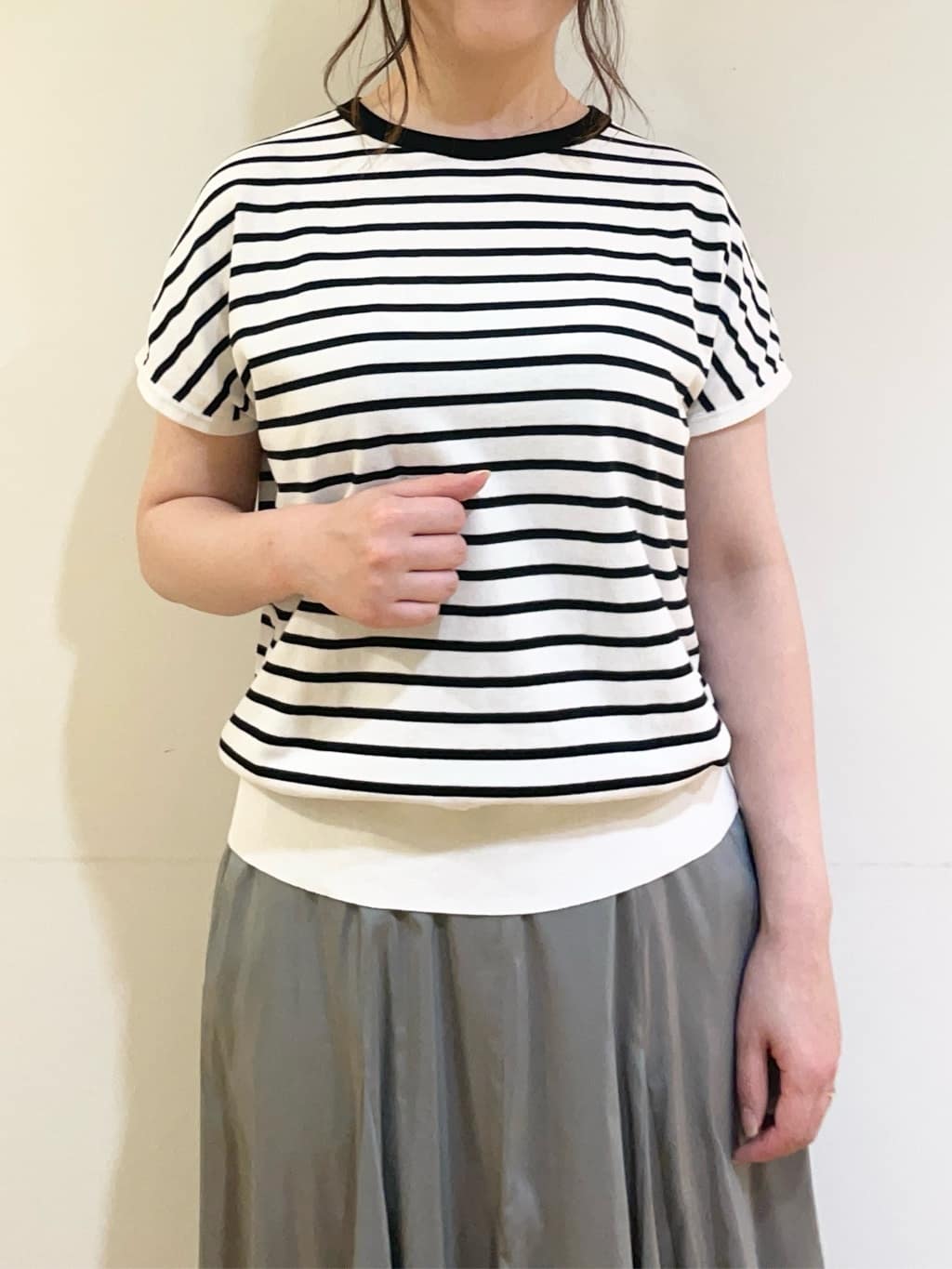 フナキさんの「UNTITLED｜メタリックメッシュトート」を使ったコーディネート