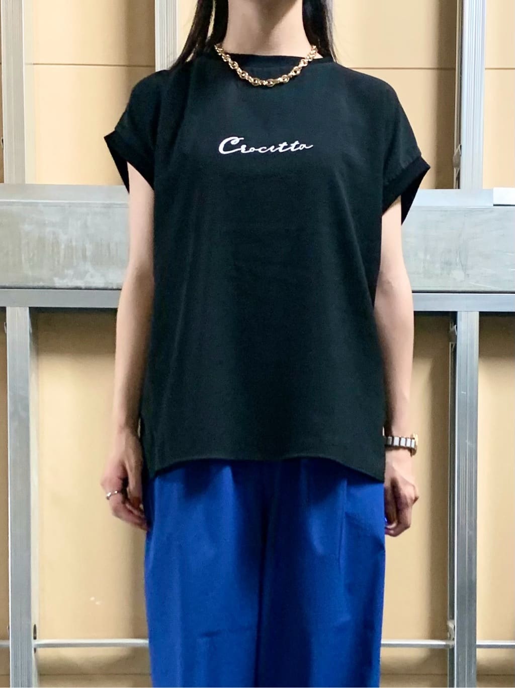 sahoさんの「THE SHOP TK｜ウエストシャーリングパンツ【撥水/接触冷感/UV/洗濯機OK】」を使ったコーディネート