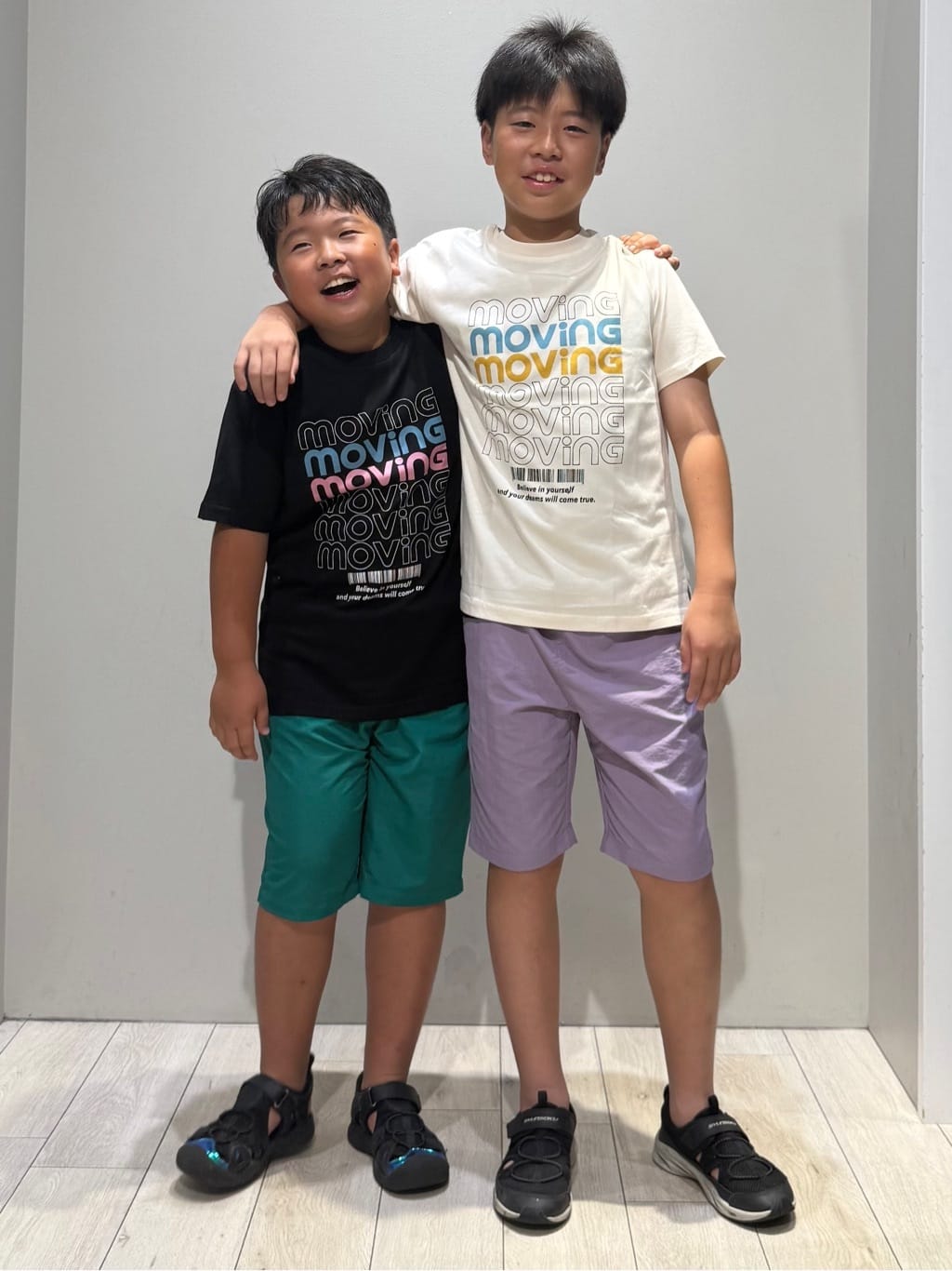 kuboさんの「THE SHOP TK｜【110－160/6色展開】コットン半袖Tシャツ/洗濯機OK」を使ったコーディネート