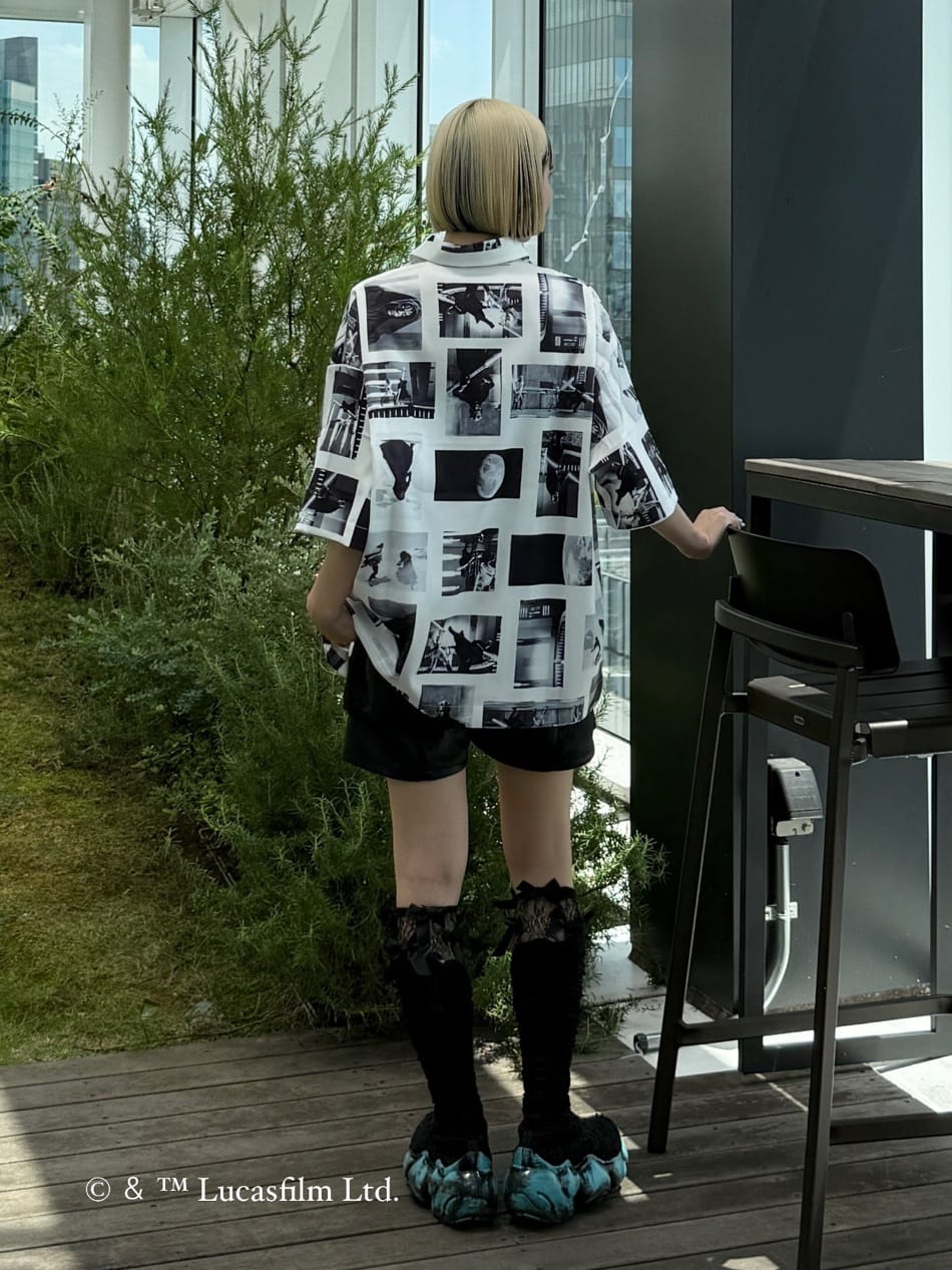 川本葵さんの「tk.TAKEO KIKUCHI｜【STAR WARS】Capsule Collection 2WAY半袖シャツ」を使ったコーディネート