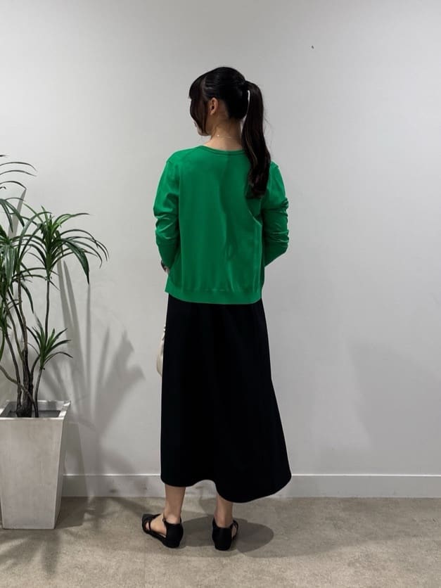 ibukiさんの「INDIVI｜【UVケア】エアリージョーゼット キャミワンピース」を使ったコーディネート