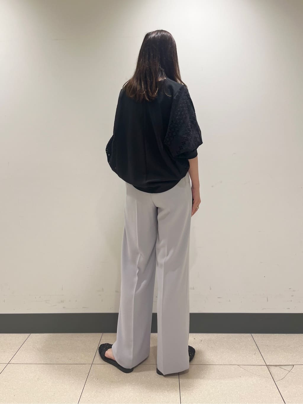 shokoさんの「INDIVI｜【着る日傘／遮熱／UVケア】ワイドパンツ」を使ったコーディネート
