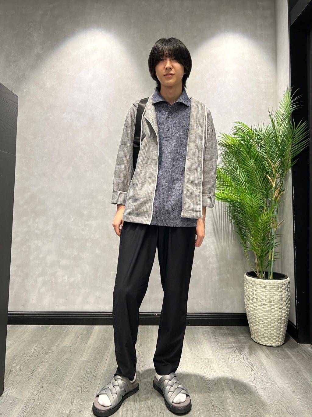 ruiさんの「TAKEO KIKUCHI｜【COOL CITY WEAR】エアートール パンツ /接触冷感・通気性」を使ったコーディネート