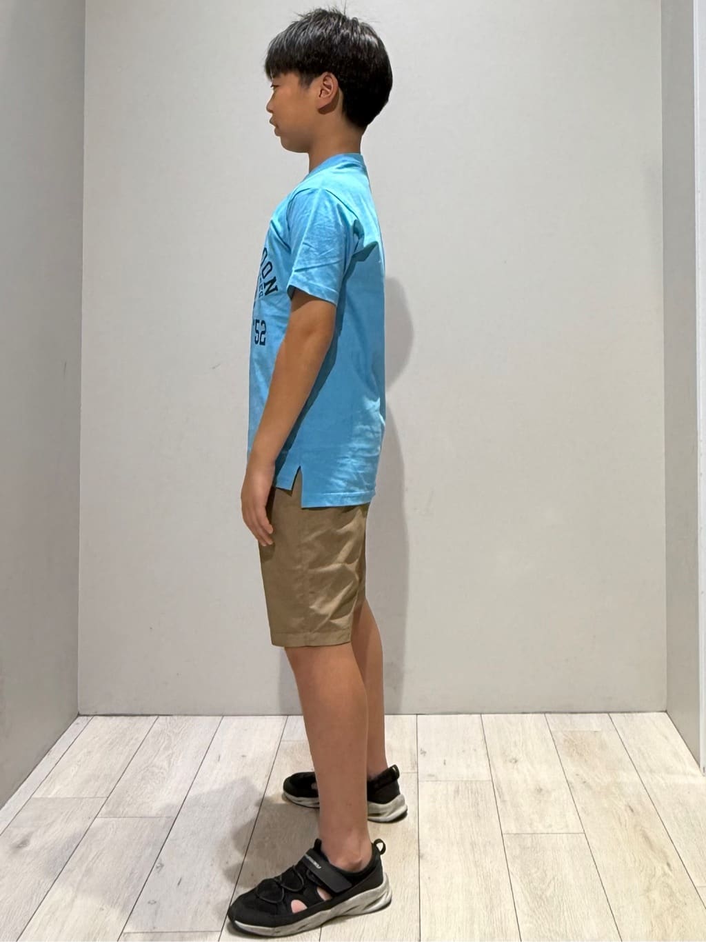 kuboさんの「THE SHOP TK｜【110－160/6色展開】コットン半袖Tシャツ/洗濯機OK」を使ったコーディネート