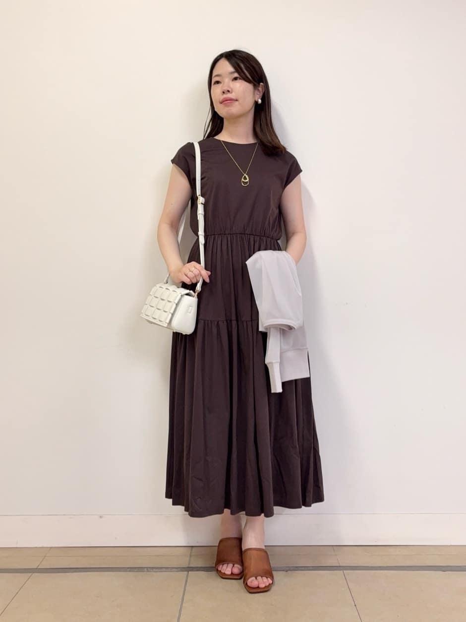 asamiさんの「UNTITLED｜【ティアード/洗える】コットンロングワンピース」を使ったコーディネート