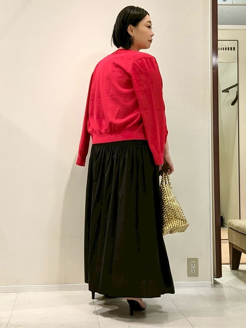 YUMIKOさんの「UNTITLED｜メタリックメッシュトート」を使ったコーディネート