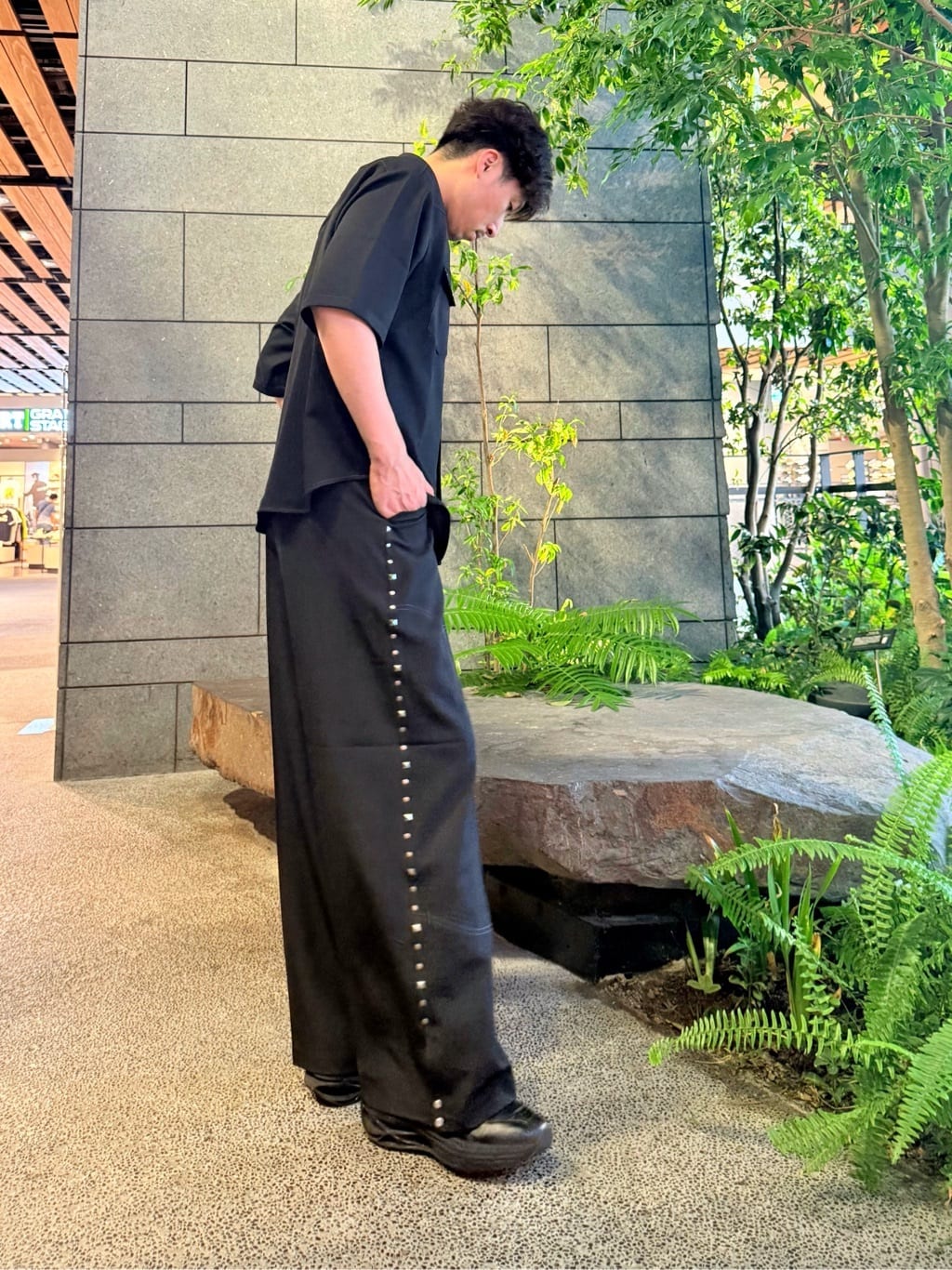 HARUさんの「tk.TAKEO KIKUCHI｜ウェスタンスタッズシャツ」を使ったコーディネート