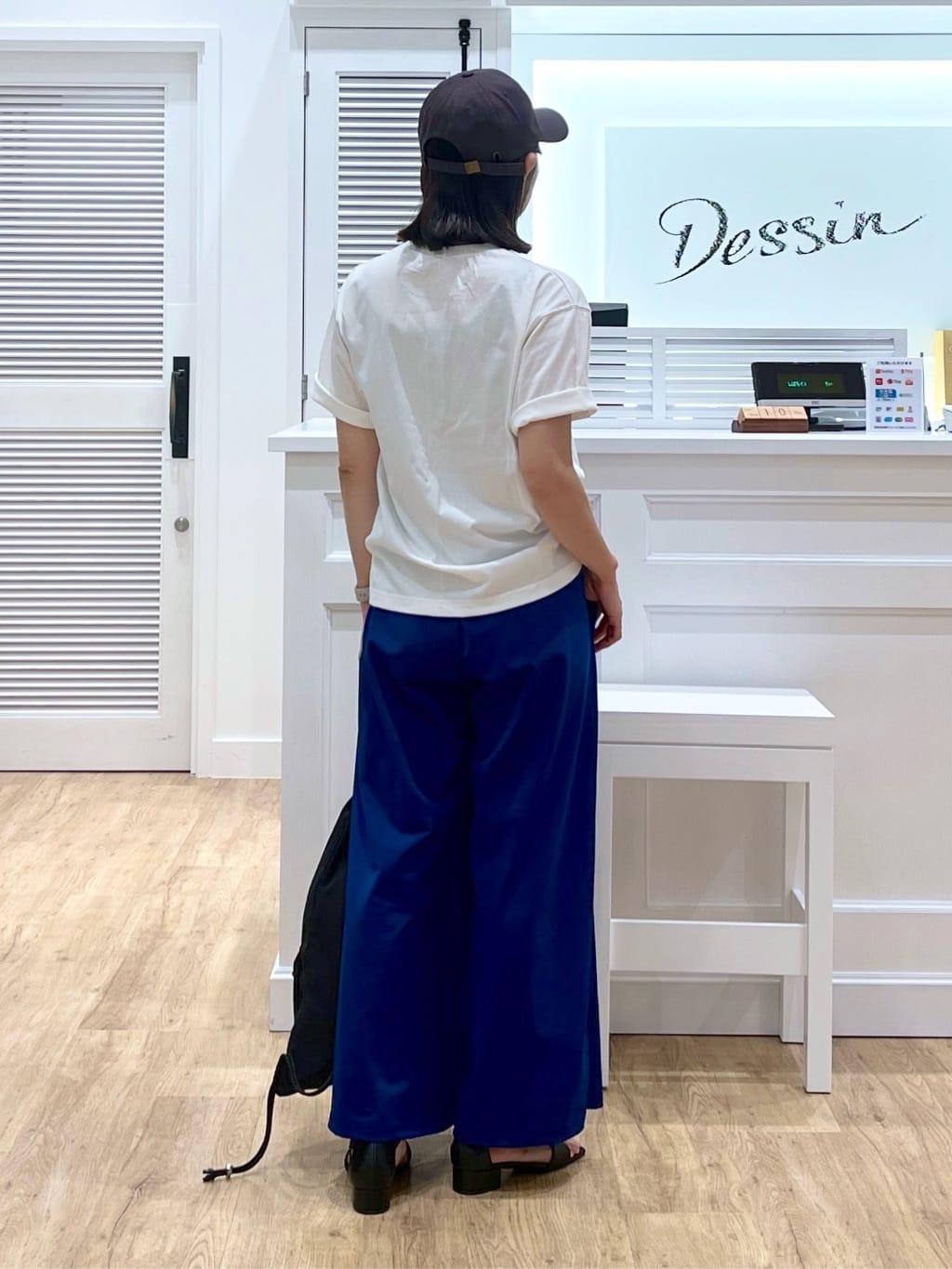 canaさんの「Dessin｜【洗える】オーガニックコットンロゴTシャツ」を使ったコーディネート