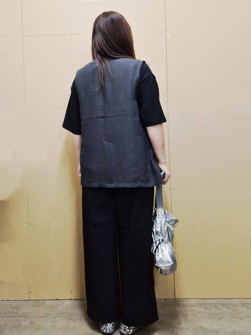 ひさえさんの「THE SHOP TK｜【スッキリ決まる】パナマメッシュジレ/洗える/セットアップ可」を使ったコーディネート