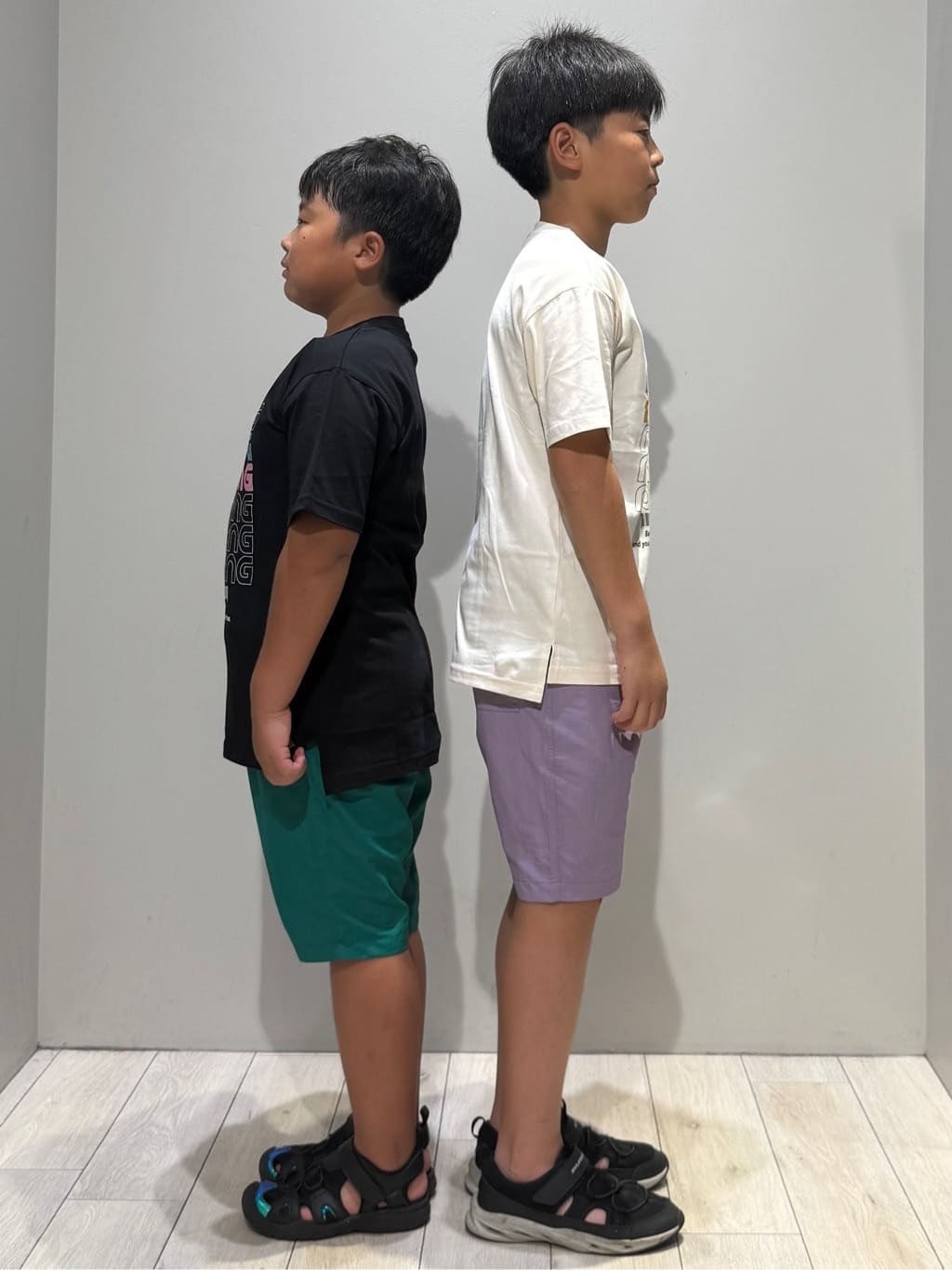kuboさんの「THE SHOP TK｜【110－160/6色展開】コットン半袖Tシャツ/洗濯機OK」を使ったコーディネート