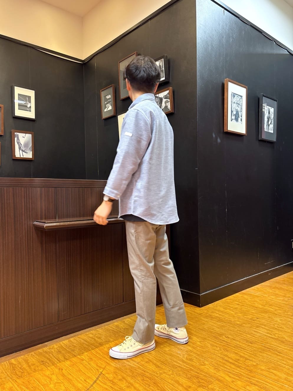KEIさんの「TAKEO KIKUCHI｜【Made in JAPAN】播州織 ヘリンボン ストレート パンツ」を使ったコーディネート