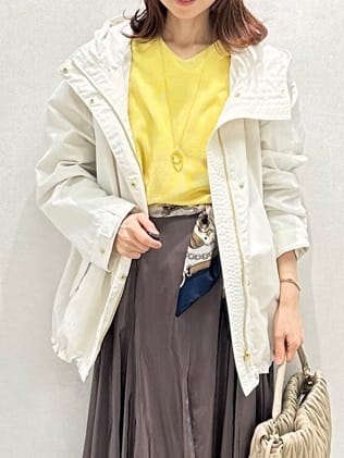 Miwaさんの「UNTITLED｜ライトダブルリングネックレス」を使ったコーディネート