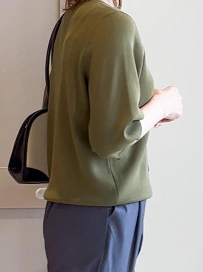 yamakoさんの「grove｜ひんやり多機能・やわらかドライタッチ五分袖プルオーバー」を使ったコーディネート
