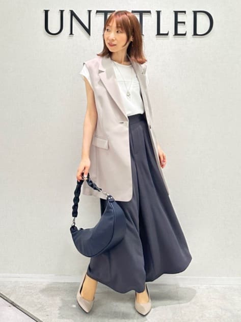 Miwaさんの「UNTITLED｜リーベルラメベア天竺プルオーバファブリック」を使ったコーディネート